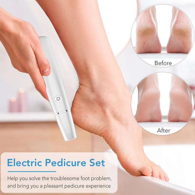 Electric Foot Callus Remover Rechargeable File for Smooth Heels and Dry Hard Skin