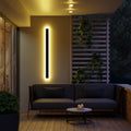 Wall Light Outdoor LED Lamp with Transparent Acrylic Pane and Weather Resistant Finish