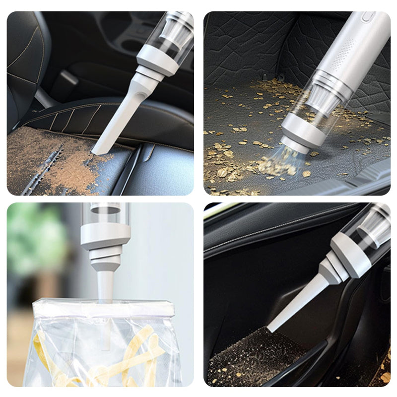 Cordless Vacuum Car Handheld Cleaner with Slim Body and Multiple Nozzle Attachments