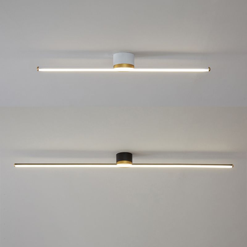 Ceiling Light Flush Mount Linear LED with Up and Down Glow for Hallway and Kitchen