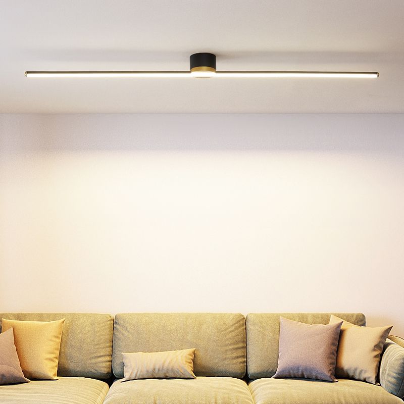 Ceiling Light Flush Mount Linear LED with Up and Down Glow for Hallway and Kitchen