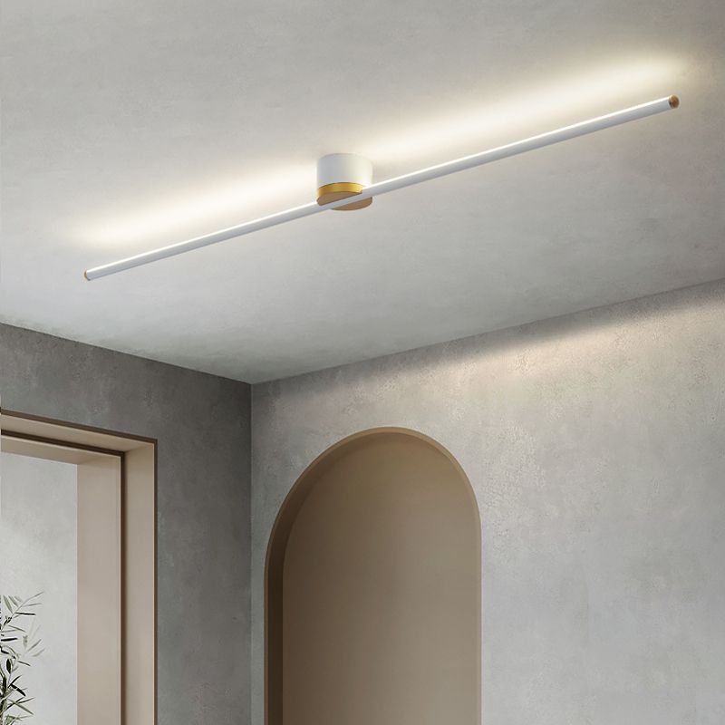 Ceiling Light Flush Mount Linear LED with Up and Down Glow for Hallway and Kitchen