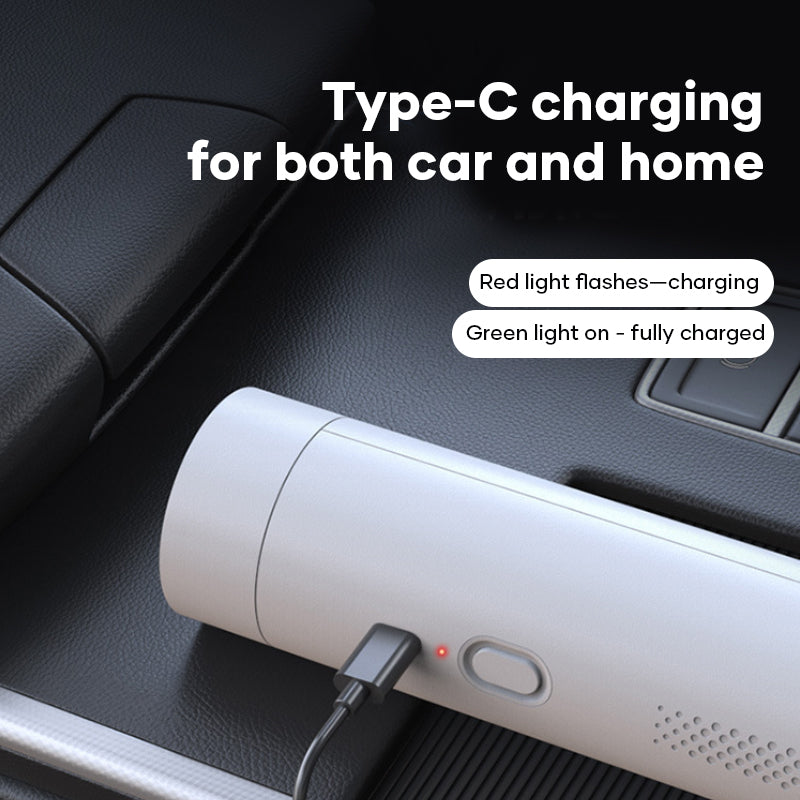 Cordless Vacuum Car Handheld Cleaner with Slim Body and Multiple Nozzle Attachments
