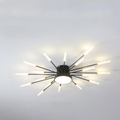 Ceiling Light LED Flush Mount with Fireworks Burst Design for Living Room and Bedroom