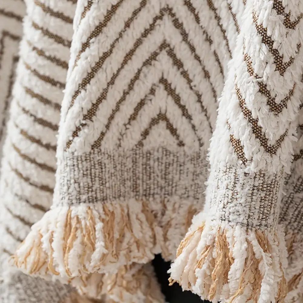 Sofa Couch Cover Throw with Herringbone Microfibre Weave and Anti Slip Backing for Living Room