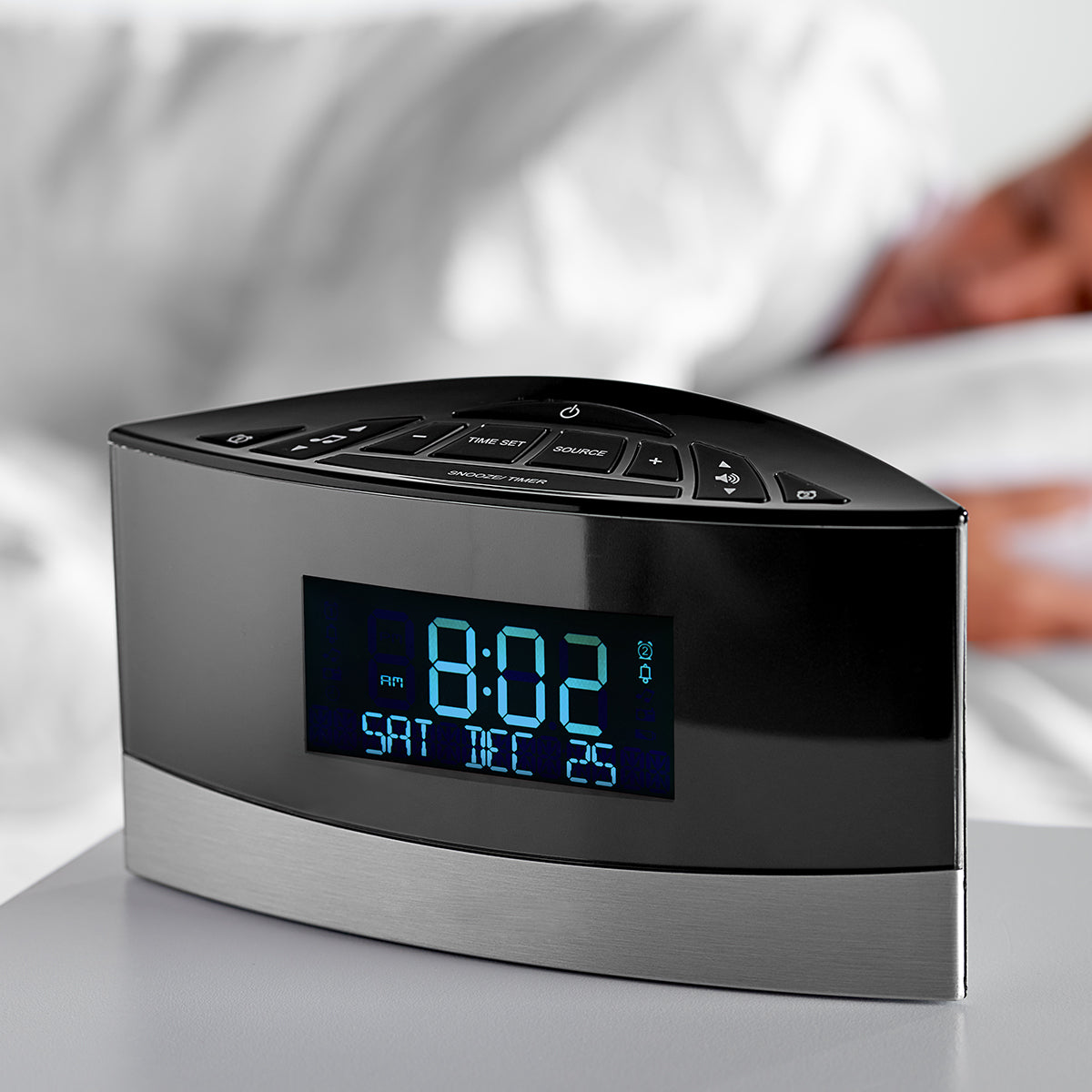 Sound Machine White Noise for Sleeping with 20 Nature Tracks Dual Alarms and Timer