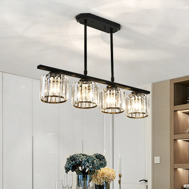Ceiling Light Multi Head Glass Pendant for Kitchen Island and Dining Room in Nordic Style
