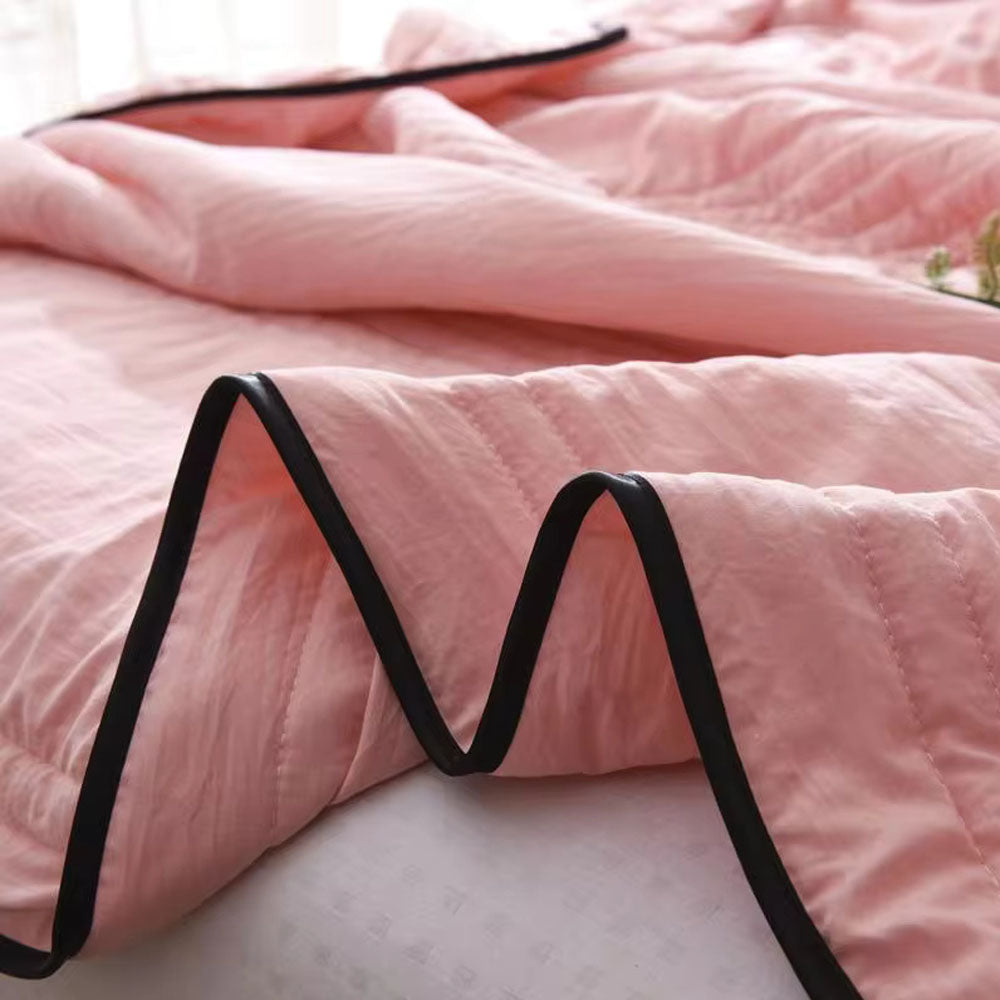 Blanket Cooling Lightweight Throw for Hot Nights and Summer Sleep on Bed and Sofa