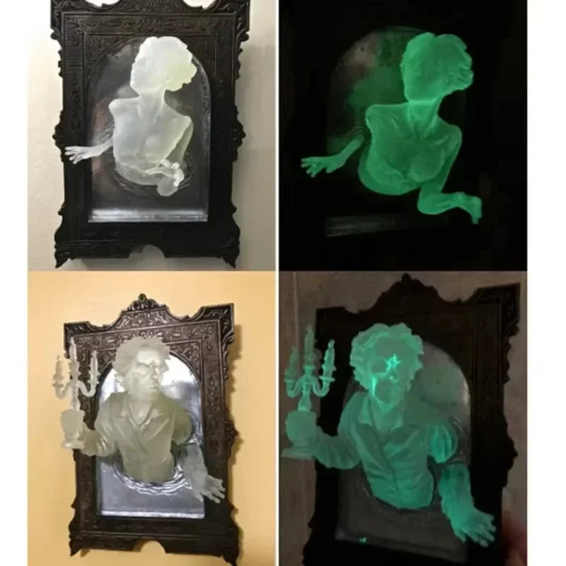 Halloween Decorations Gothic Resin Wall Sculpture with Reaching Hand and Luminous Finish