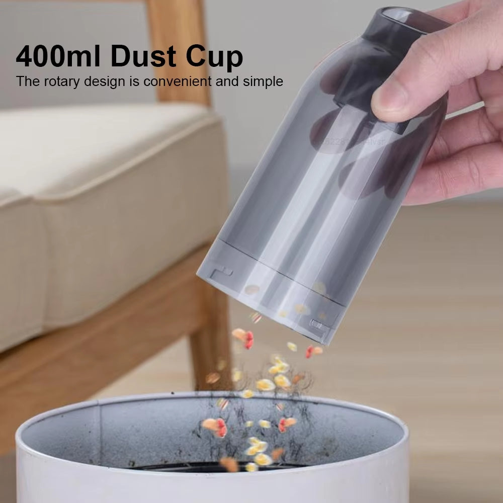 Handheld Vacuum Car Cleaner Powerful Compact Cordless Tool for Auto Interior