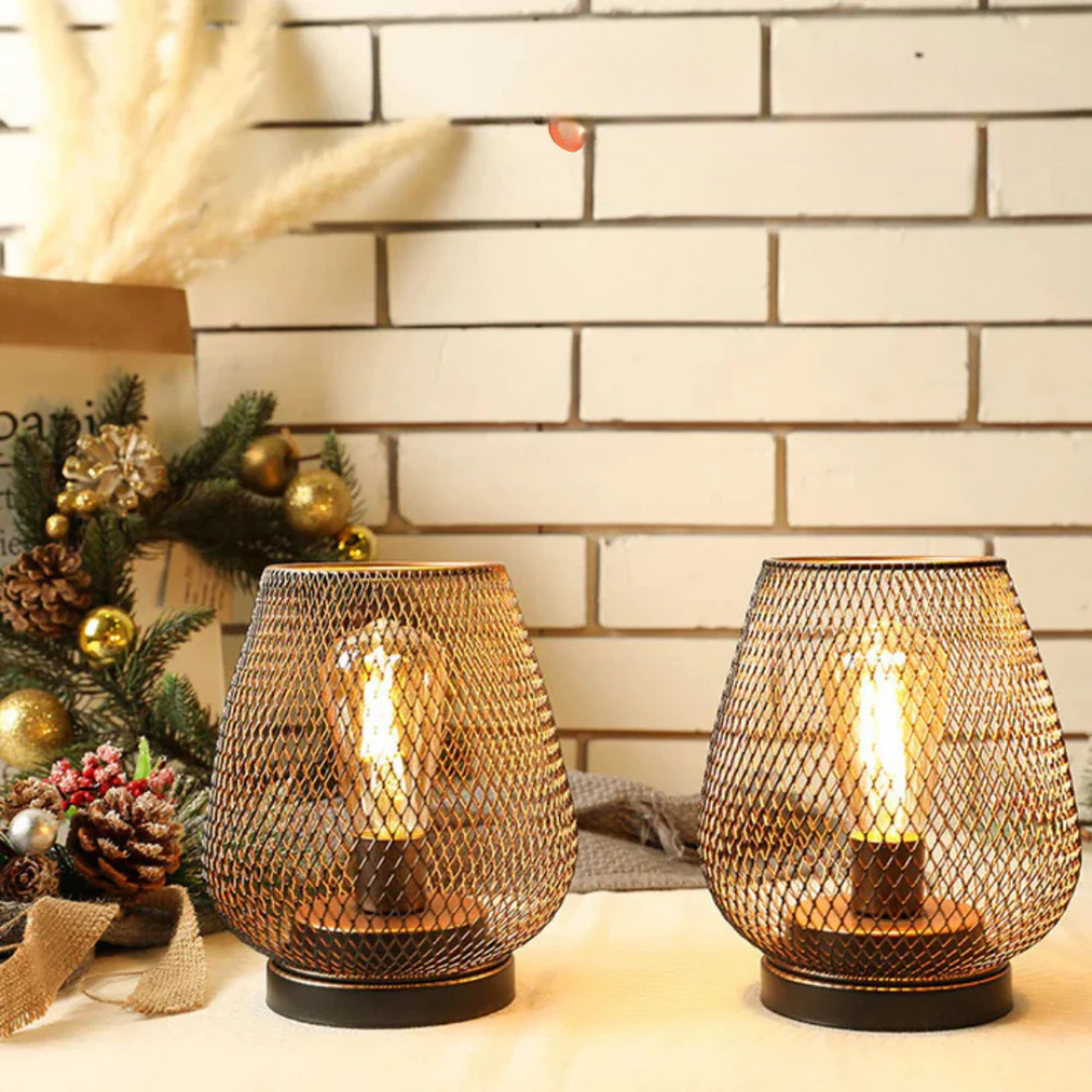 Table Lamp Portable Wireless LED Battery Powered for Bedroom and Dining Spaces