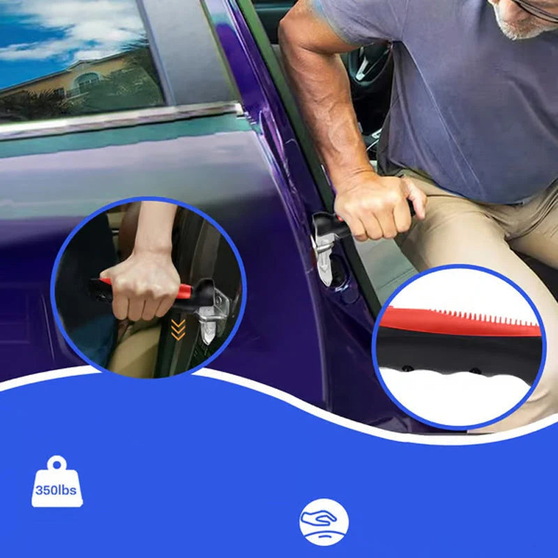 Car Handle Assist Grab Bar with Window Breaker and Seat Belt Cutter for Vehicle Safety