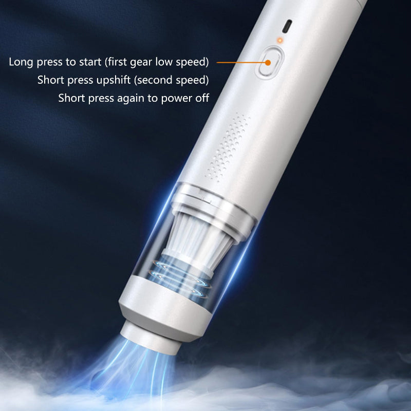 Cordless Vacuum Car Handheld Cleaner with Slim Body and Multiple Nozzle Attachments