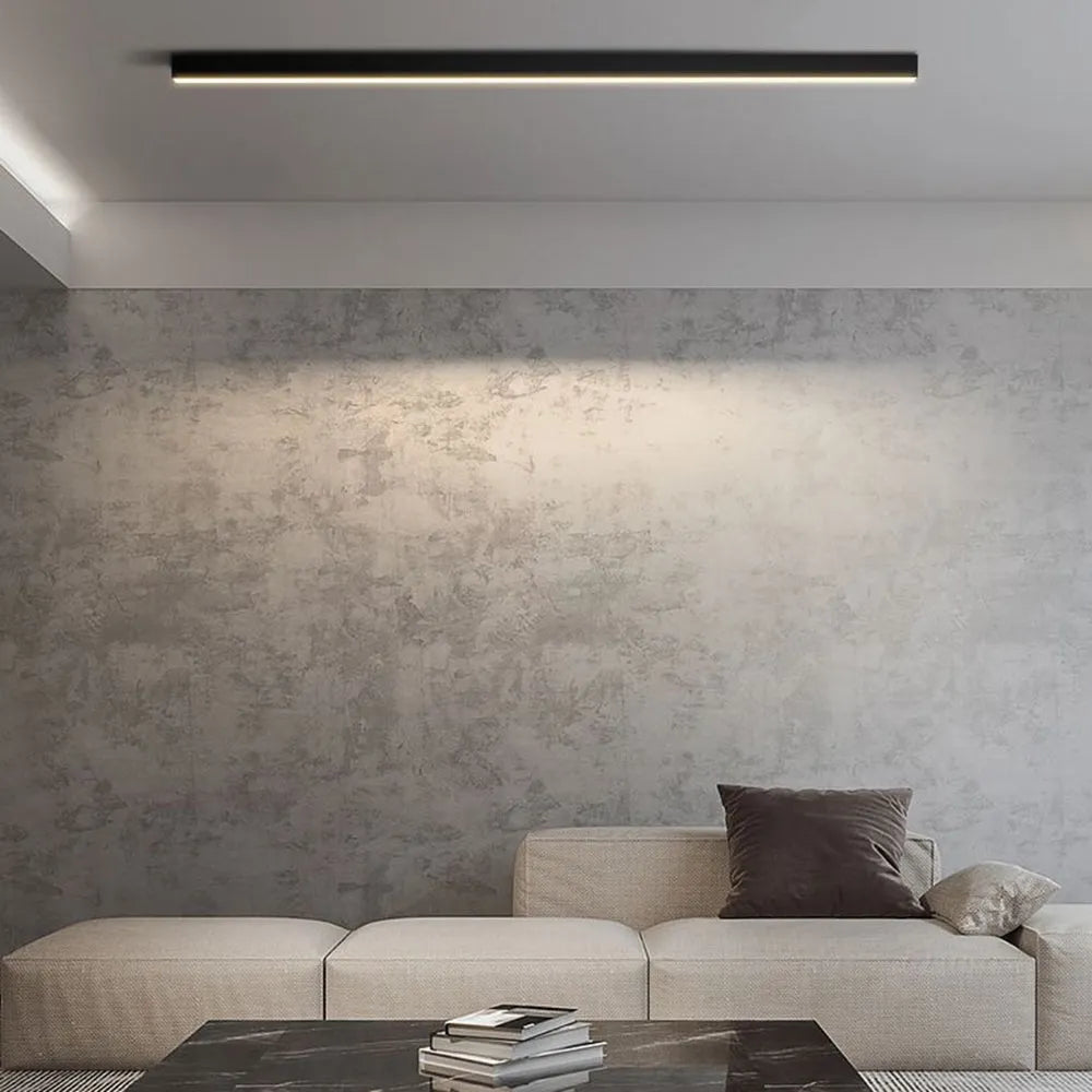 Ceiling Light Linear Flush Mount Wall Lamp with Switchable Colour Temperature