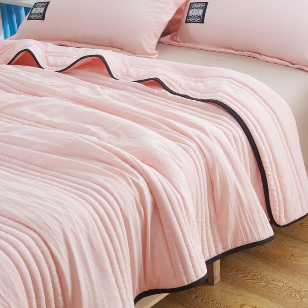 Blanket Cooling Lightweight Throw for Hot Nights and Summer Sleep on Bed and Sofa