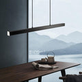 Ceiling Light Linear LED Pendant in Metal for Dining Room and Kitchen Island