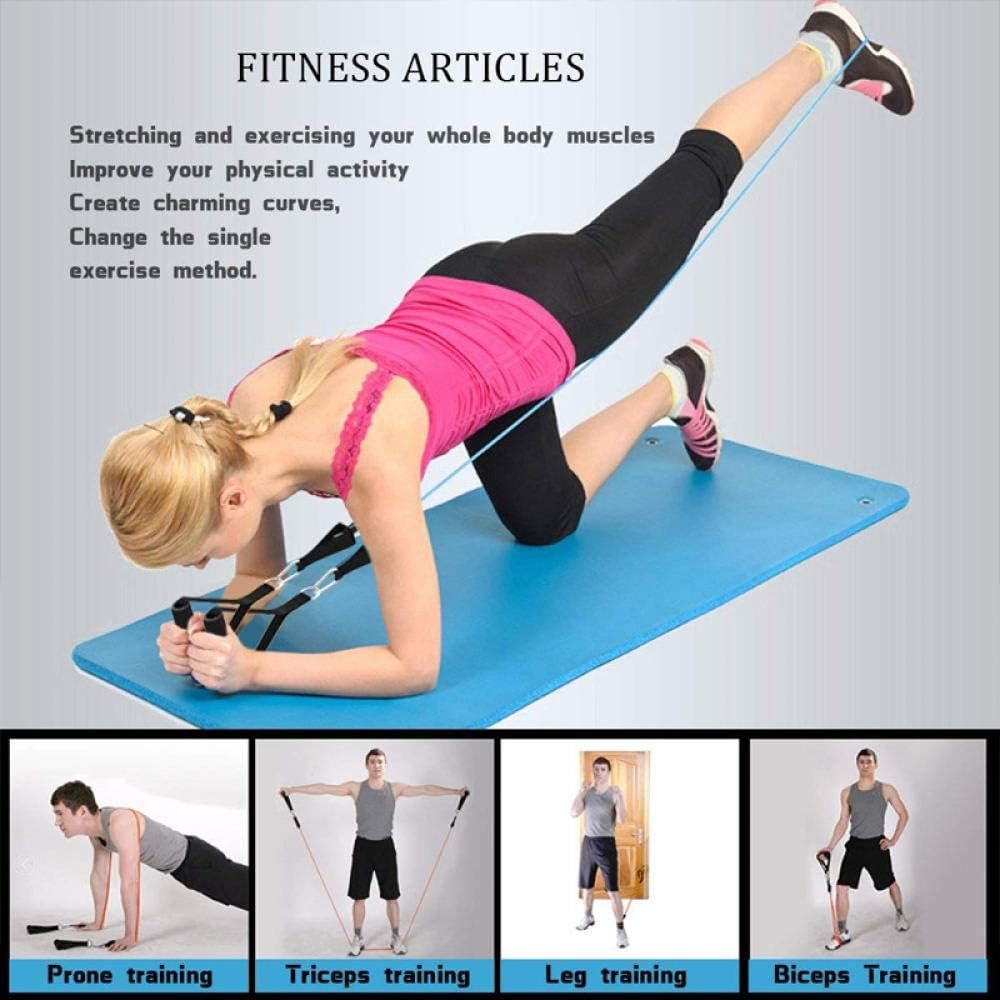 Resistance Bands Set 11 Piece Fitness Kit with Handles Anchor and Ankle Straps