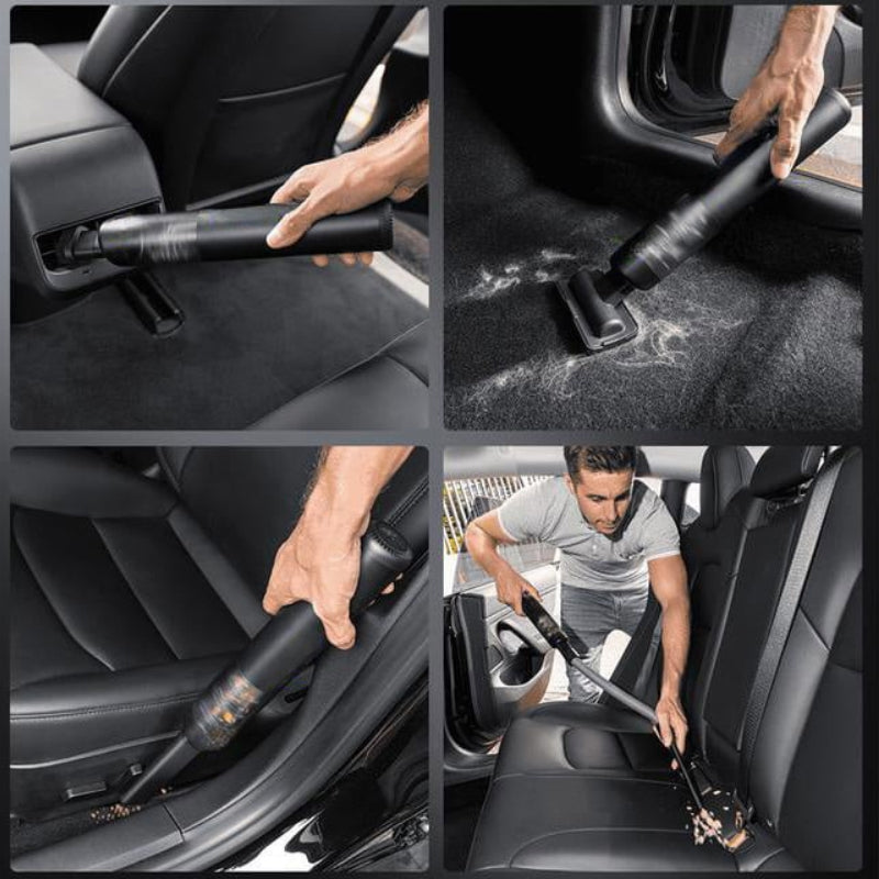 Cordless Vacuum Car Handheld Cleaner with Slim Body and Multiple Nozzle Attachments