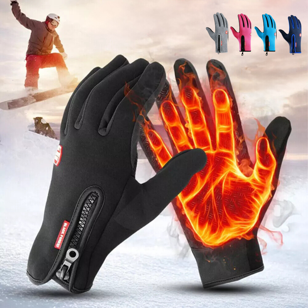 Heated Gloves Thermal Winter Pair with Touchscreen Fingertips for Outdoor Use