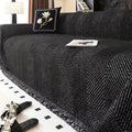 Sofa Couch Cover Throw with Herringbone Microfibre Weave and Anti Slip Backing for Living Room