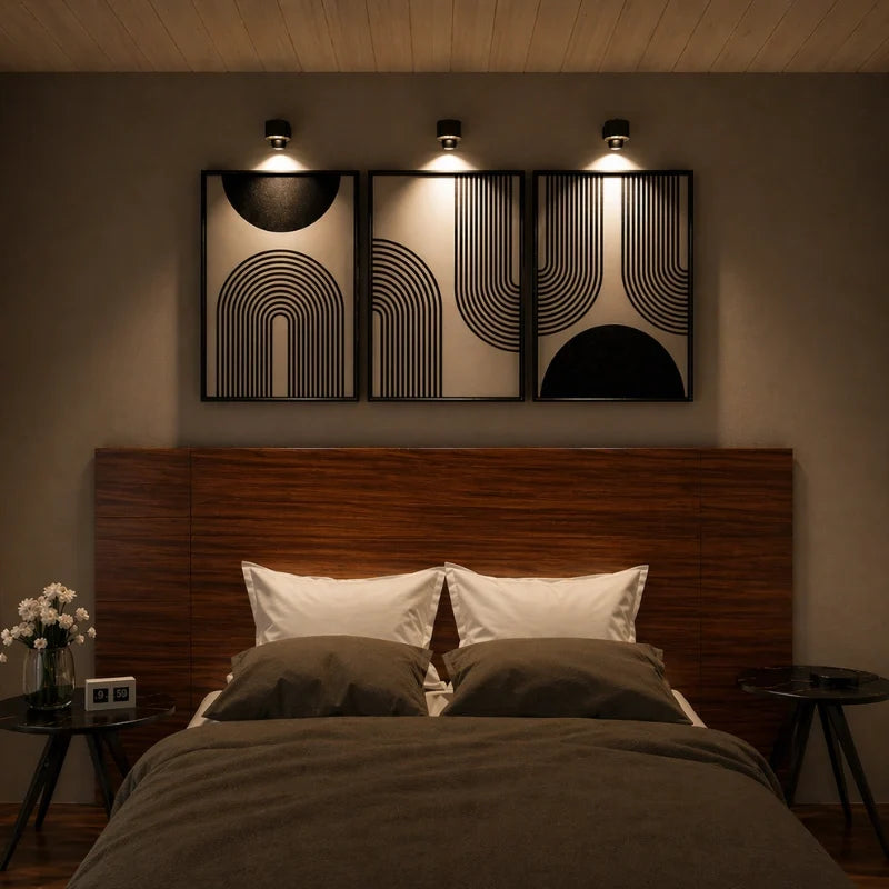 Cordless Lamp Wall Mounted Stick On Light with Touch or Remote Control