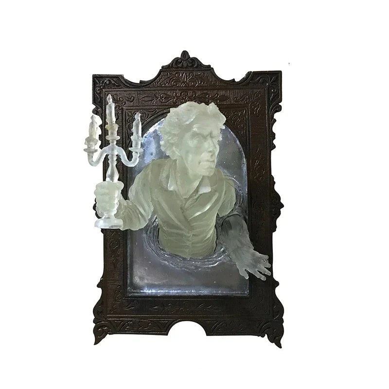 Halloween Decorations Gothic Resin Wall Sculpture with Reaching Hand and Luminous Finish