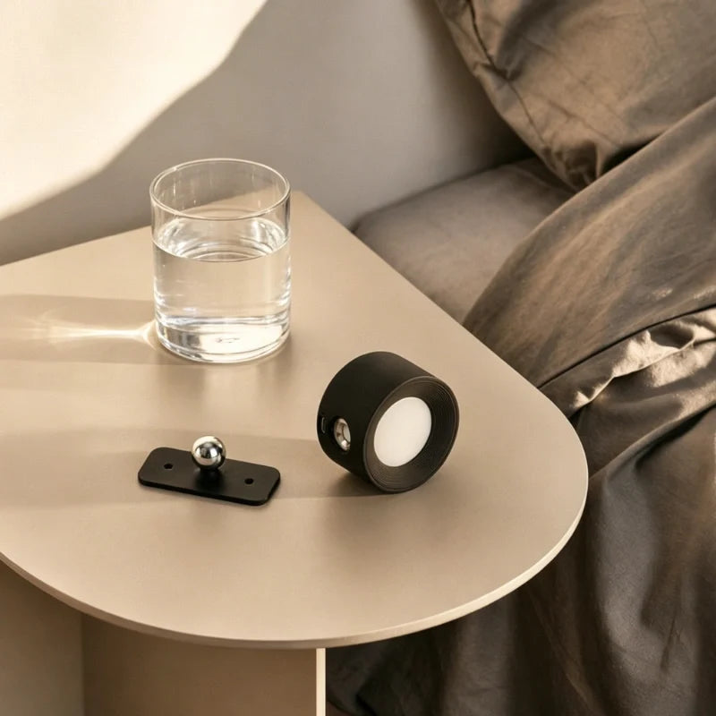 Cordless Lamp Wall Mounted Stick On Light with Touch or Remote Control