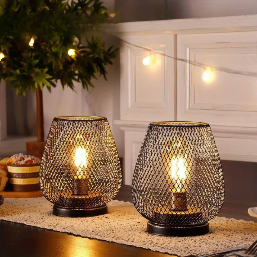 Table Lamp Portable Wireless LED Battery Powered for Bedroom and Dining Spaces
