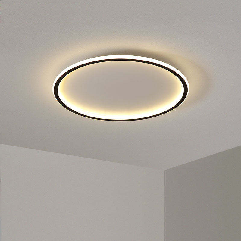 Ceiling Light Flush Mount Round LED for Living Room and Bedroom with Modern Slim Profile