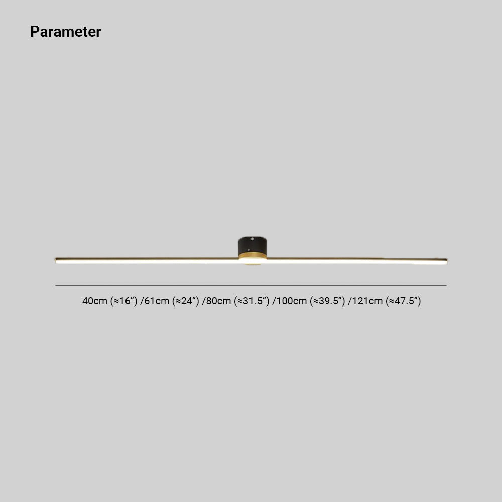 Ceiling Light Flush Mount Linear LED with Up and Down Glow for Hallway and Kitchen