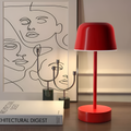 Table Lamp Cordless LED in Retro Design with Rechargeable Battery for Dining