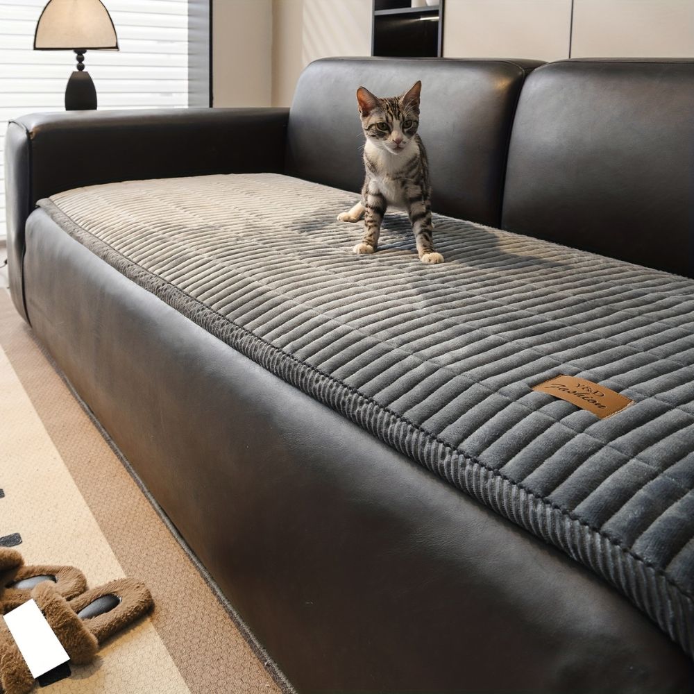 Sofa Couch Cover Quilted Cushion Protector for Pet Friendly Homes and Living Room