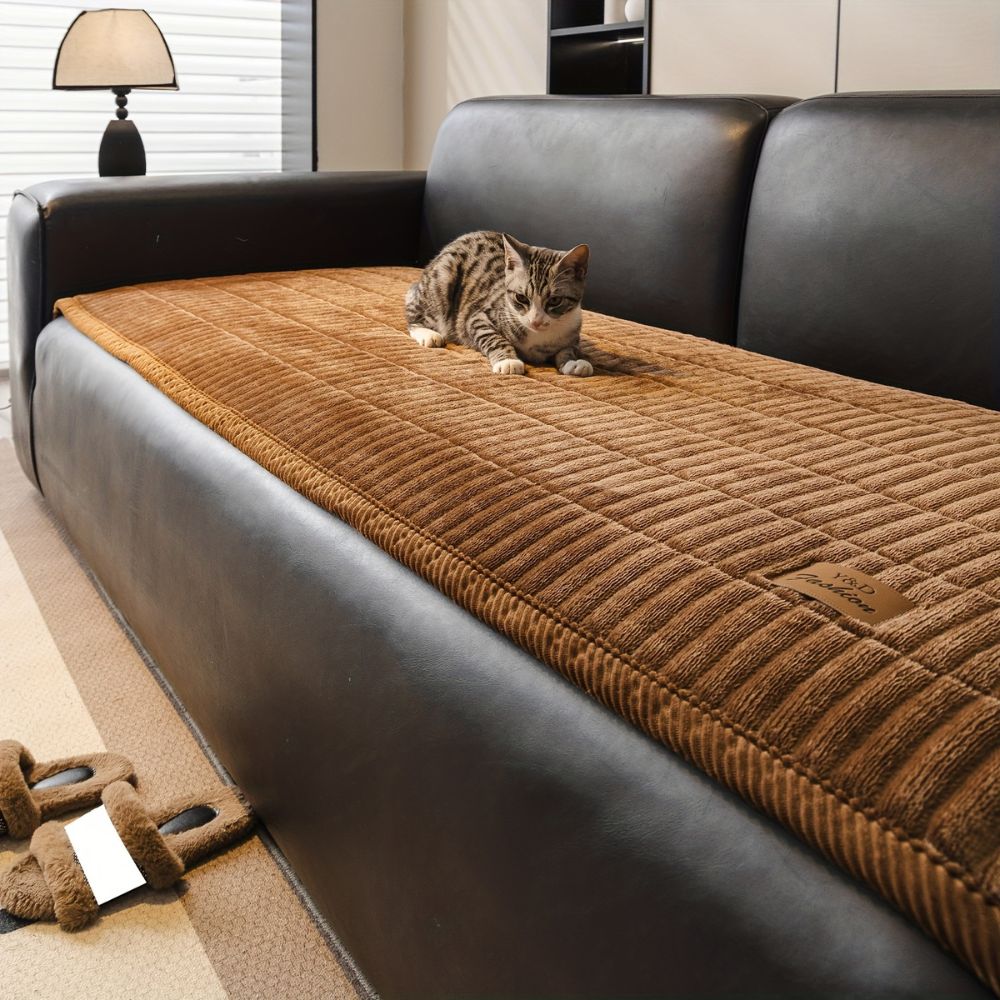 Sofa Couch Cover Quilted Cushion Protector for Pet Friendly Homes and Living Room