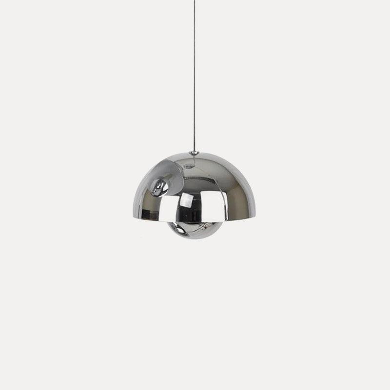 Light Fixture Geometric Aluminium Pendant with Adjustable Height for Modern Kitchen