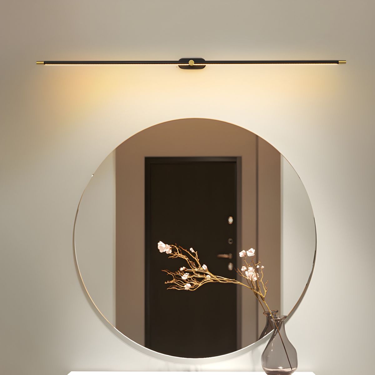 Wall Light Linear Slim Lamp with Minimalist Bar Design for Bathroom and Bedroom