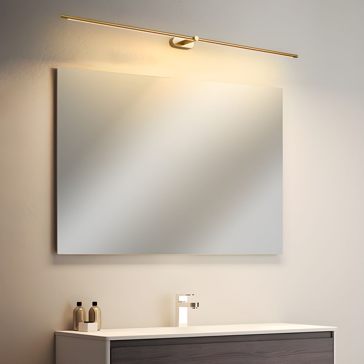 Wall Light Linear Slim Lamp with Minimalist Bar Design for Bathroom and Bedroom