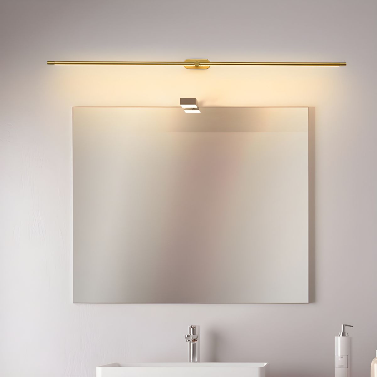 Wall Light Linear Slim Lamp with Minimalist Bar Design for Bathroom and Bedroom