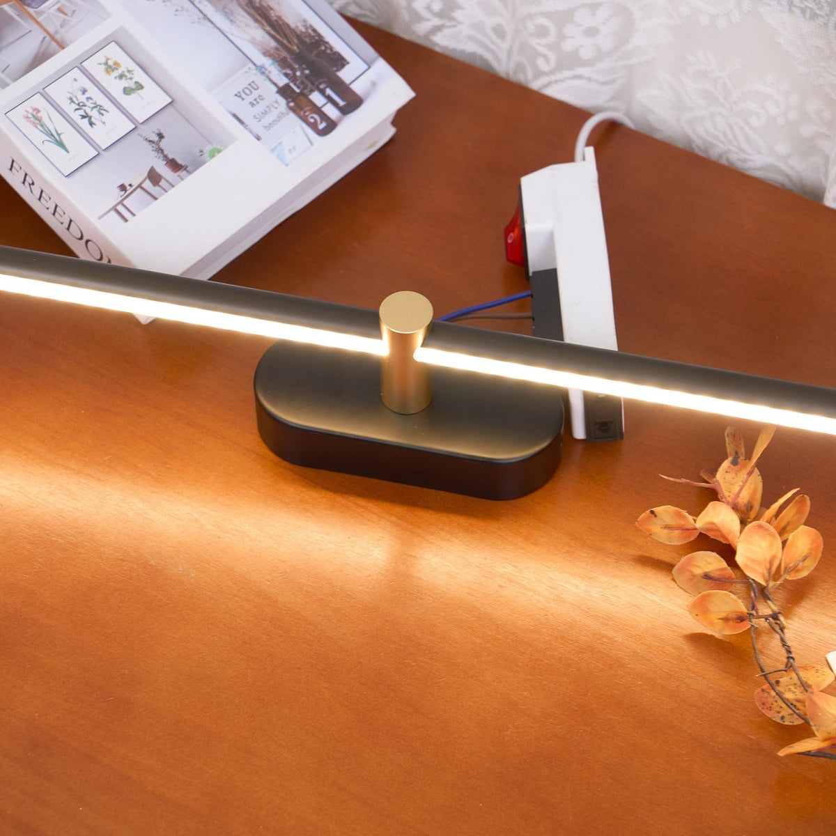 Wall Light Linear Slim Lamp with Minimalist Bar Design for Bathroom and Bedroom