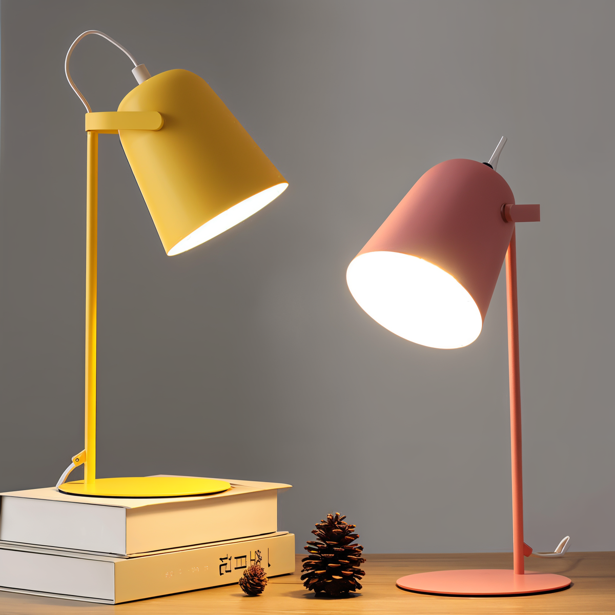 Table Lamp Nordic Adjustable Desk Light for Kids Room Reading and Study