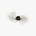 Ceiling Light Flush Mount LED with Linear Spiral Burst Design for Living Room