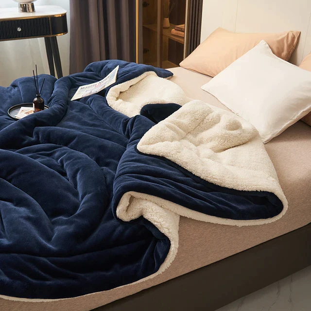 Fleece Blanket Flannel Plush Throw Soft and Warm for Sofa Bed and Living Room