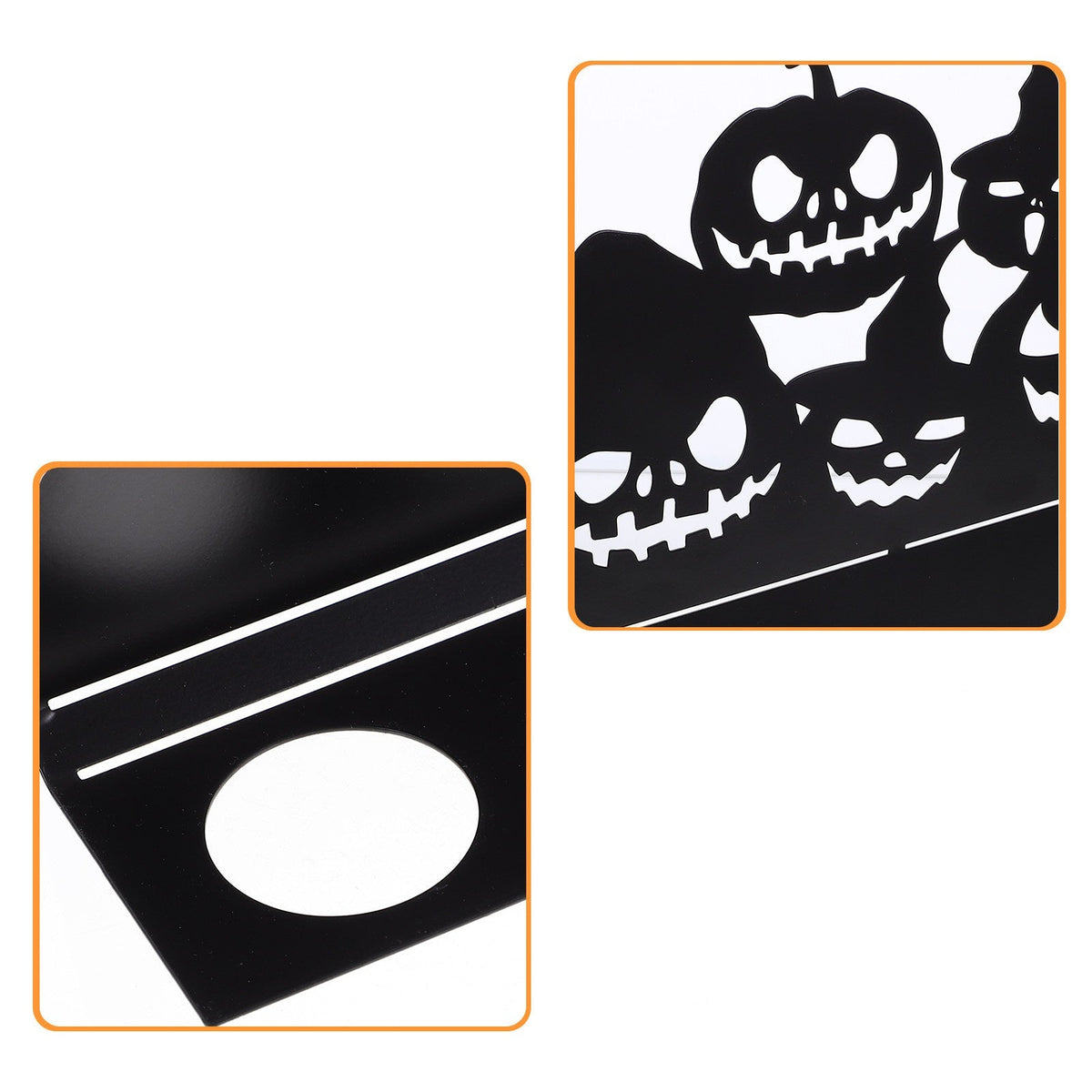 Halloween Decorations Iron Art Candle Holder Metal Standing Prop for Mantels and Entryways