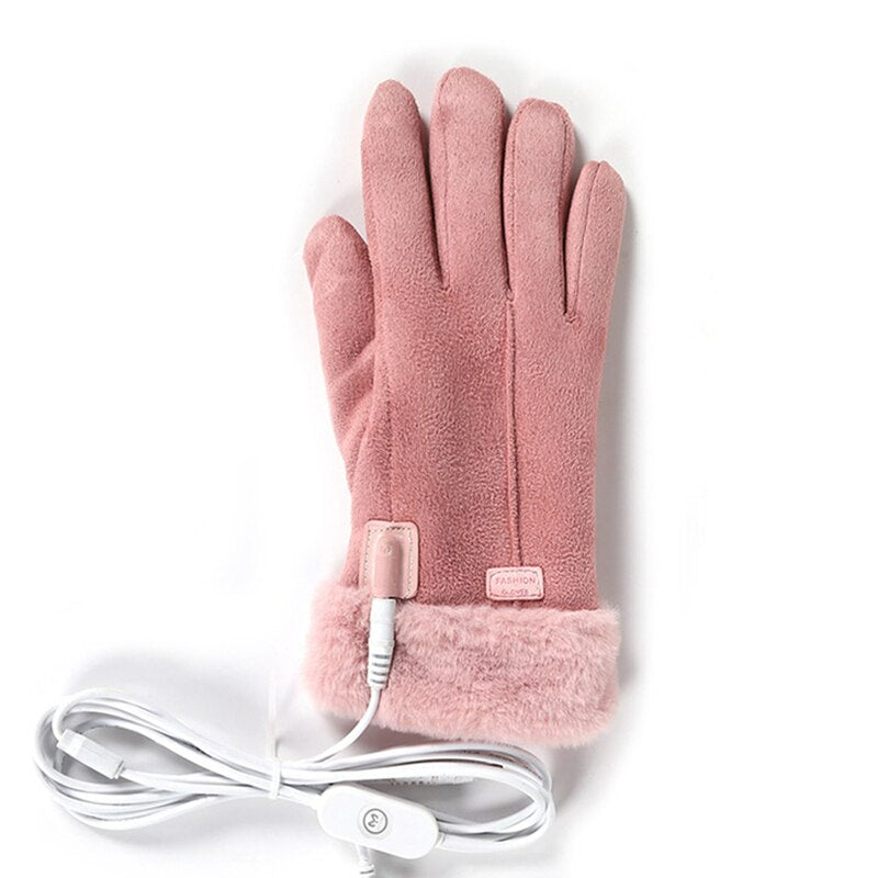 Heated Gloves Rechargeable for Women with Fast Warm Up and Adjustable Heat Settings