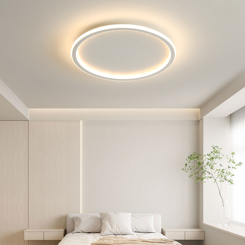 Ceiling Light Round Flush Mount in Minimalist Scandinavian Design for Bedroom and Hallway