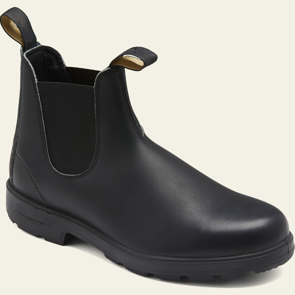 Winter Boots Chelsea Slip On for Men with Rugged Sole and Elastic Side Panels
