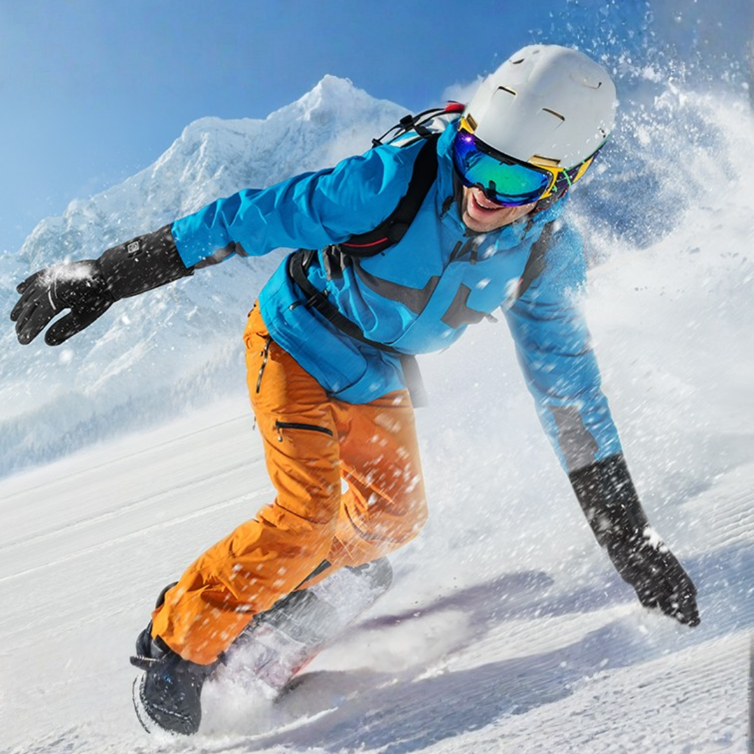 Heated Gloves Rechargeable Winter Pair with 3 Heat Settings for Cold Weather