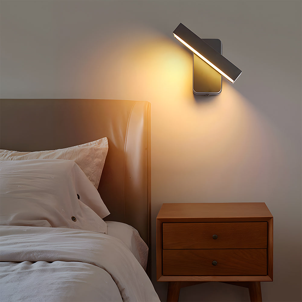 Wall Light Outdoor IP65 Hardwired Aluminium Lamp with Warm White LED and Motion Sensor