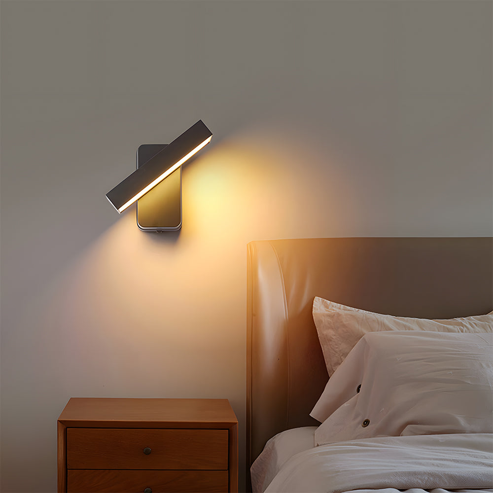 Wall Light Outdoor IP65 Hardwired Aluminium Lamp with Warm White LED and Motion Sensor