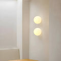 Wall Light Modern Frosted Glass Globe Lamp for Bedroom Living Room and Hallway