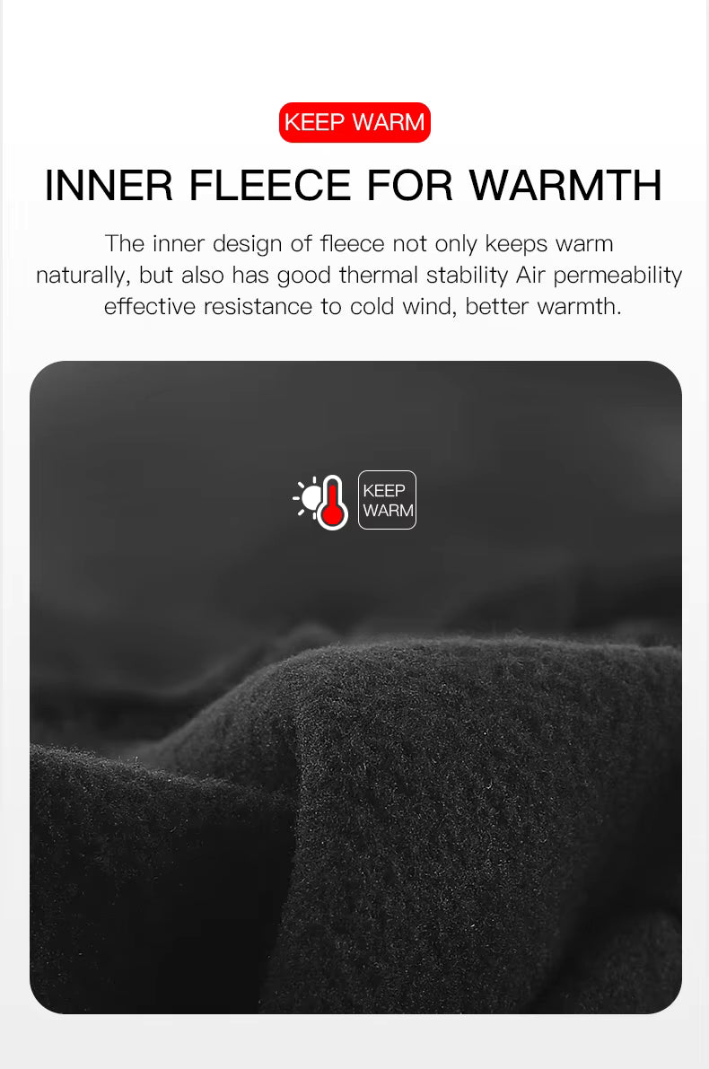 Winter Gloves Thermal Touchscreen Windproof Water Resistant Unisex for Cycling